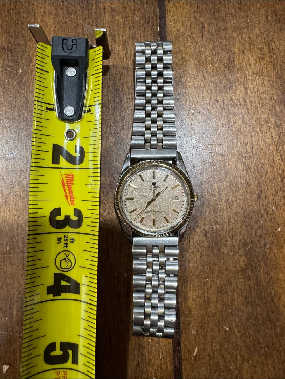 The ACQUA Brand Two-Tone Men's Stainless Steel Watch - Silver and Gold